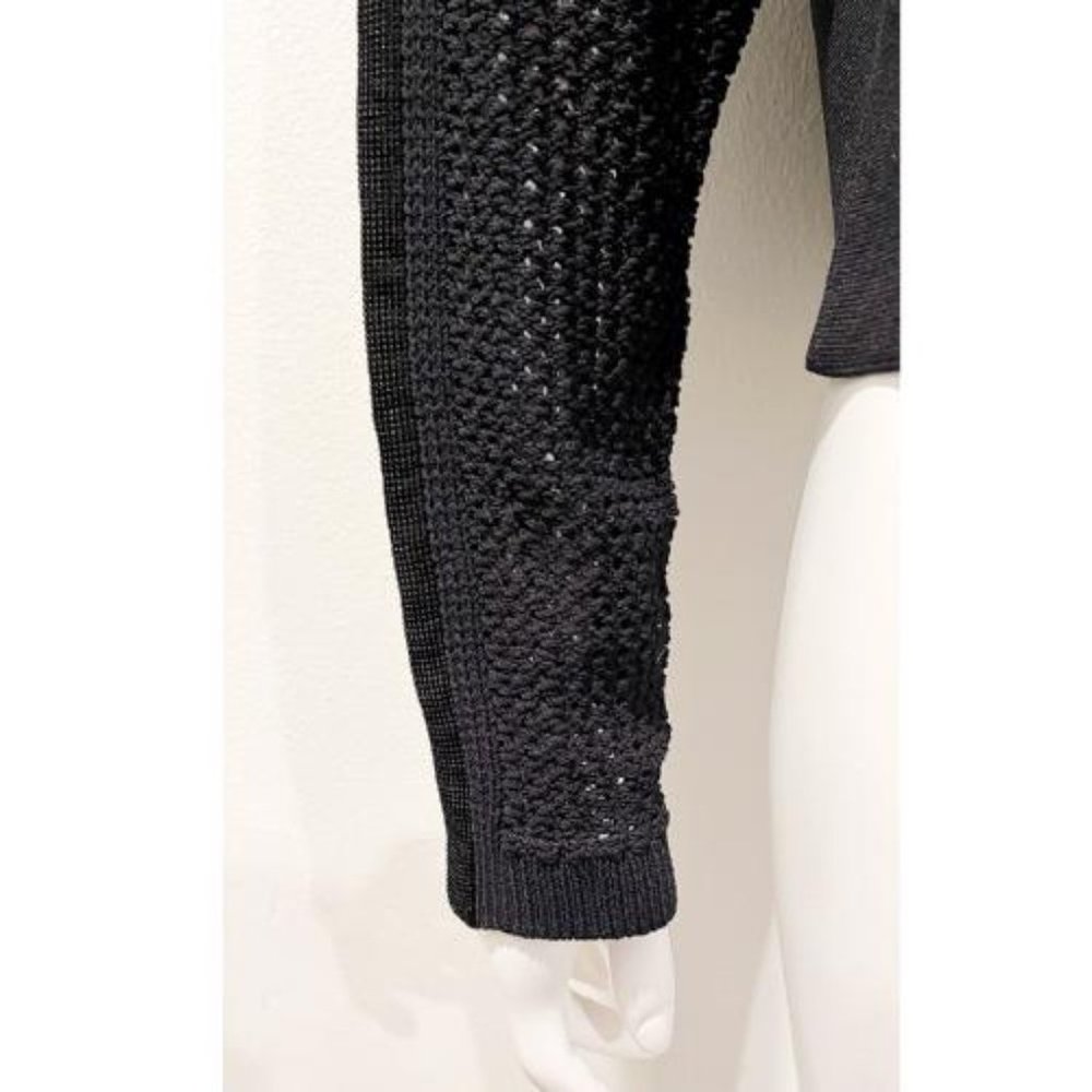 HELMUT LANG OVERSIZED GOTH WAFFLE CROCHET BLOUSE - Picture 5 of 9